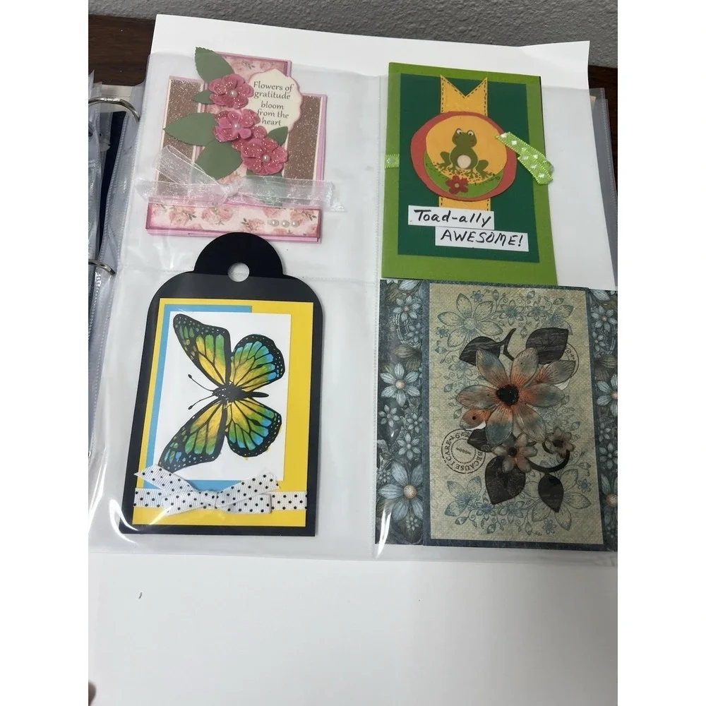 50 handmade assorted all occasions cards/tags No envelopes Handmade Lots Details